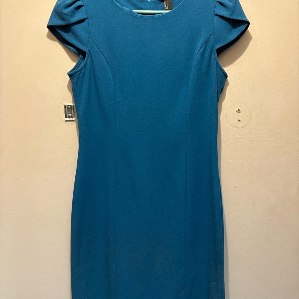 H&M Teal Midi Dress